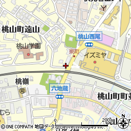 京都府京都市伏見区桃山町遠山67周辺の地図