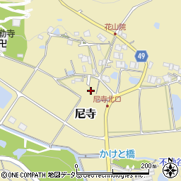 兵庫県三田市尼寺126周辺の地図