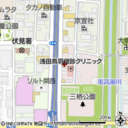 京都府京都市伏見区下鳥羽六反長町121周辺の地図