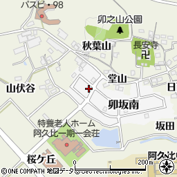 愛知県知多郡阿久比町卯坂南24周辺の地図