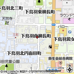 京都府京都市伏見区下鳥羽南柳長町94周辺の地図