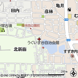 京都府長岡京市うぐいす台172-3周辺の地図