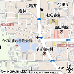 京都府長岡京市今里西ノ口18周辺の地図