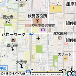 京都府京都市伏見区今町695周辺の地図