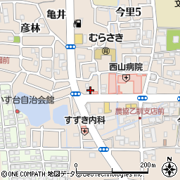 ライトホープ長岡京周辺の地図