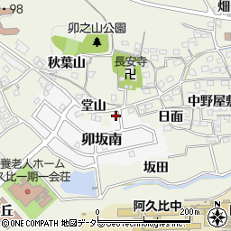 愛知県知多郡阿久比町卯坂南67周辺の地図
