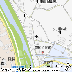 滋賀県甲賀市甲南町森尻330周辺の地図