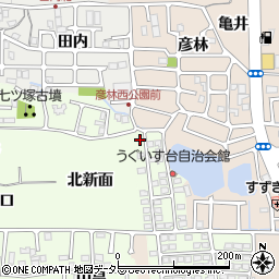 京都府長岡京市うぐいす台172-18周辺の地図