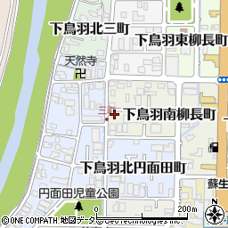 京都府京都市伏見区下鳥羽南柳長町73周辺の地図