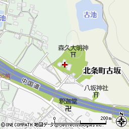 兵庫県加西市北条町横尾3周辺の地図