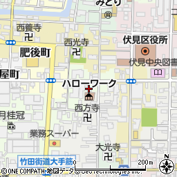 京都府京都市伏見区東町209周辺の地図