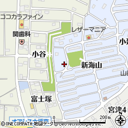 愛知県知多郡阿久比町宮津新海山129周辺の地図