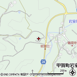 滋賀県甲賀市甲賀町岩室2732周辺の地図