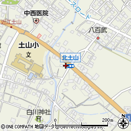 滋賀県甲賀市土山町北土山1018周辺の地図