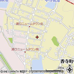 兵庫県姫路市香寺町中寺258-35周辺の地図