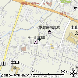 滋賀県甲賀市土山町北土山1564周辺の地図