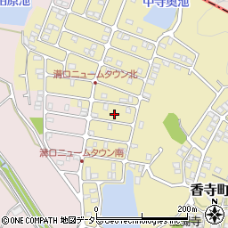 兵庫県姫路市香寺町中寺258-36周辺の地図