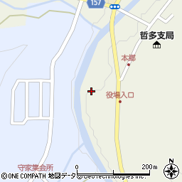 岡山県新見市哲多町本郷555-1周辺の地図