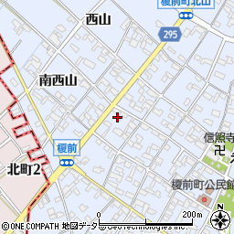 愛知県安城市榎前町北榎119周辺の地図
