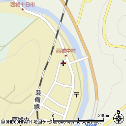広島県庄原市西城町西城175-8周辺の地図