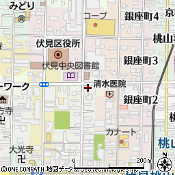 京都府京都市伏見区今町674-3周辺の地図