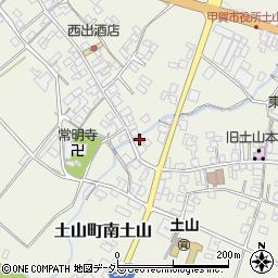 滋賀県甲賀市土山町北土山1646周辺の地図