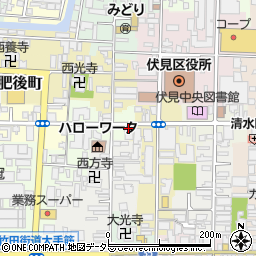 ティアラ京町家周辺の地図