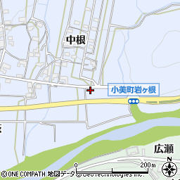 愛知県岡崎市小美町中根270周辺の地図