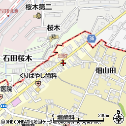 京都府宇治市六地蔵町並周辺の地図
