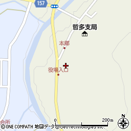 岡山県新見市哲多町本郷260周辺の地図