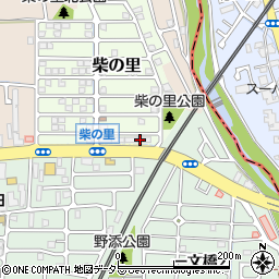 京都府長岡京市柴の里1-118周辺の地図