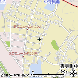 兵庫県姫路市香寺町中寺258-30周辺の地図