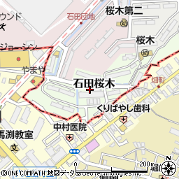京都府京都市伏見区石田桜木周辺の地図