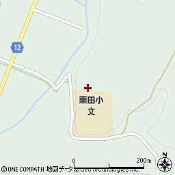 広島県庄原市東城町粟田7230周辺の地図