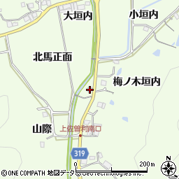 兵庫県宝塚市上佐曽利榎通周辺の地図