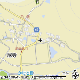 兵庫県三田市尼寺27周辺の地図