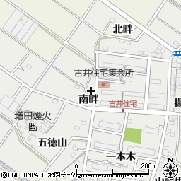 愛知県安城市古井町南畔27周辺の地図