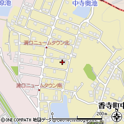 兵庫県姫路市香寺町中寺258-29周辺の地図