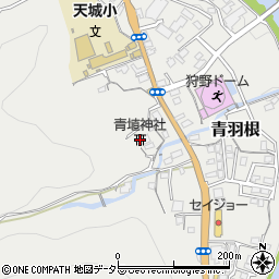 青埴神社周辺の地図