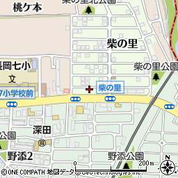 京都府長岡京市柴の里1-142周辺の地図