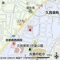 京都市久我のもり図書館周辺の地図