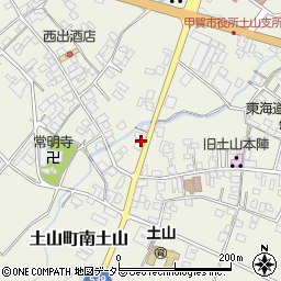 滋賀県甲賀市土山町北土山1654周辺の地図