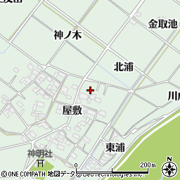 愛知県岡崎市下佐々木町屋敷219周辺の地図