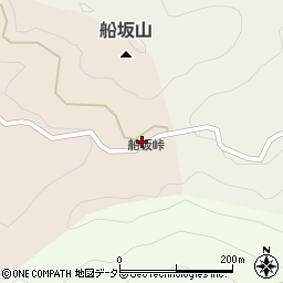 船坂峠周辺の地図