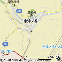 静岡県静岡市駿河区宇津ノ谷216周辺の地図