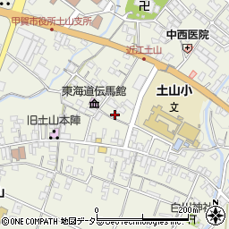 滋賀県甲賀市土山町北土山1530周辺の地図