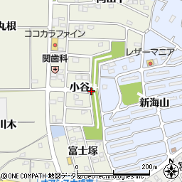 富士塚公園トイレ周辺の地図