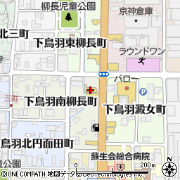 ホンダオートテラス伏見店周辺の地図