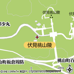 宮内庁書陵部　桃山陵墓監区事務所周辺の地図