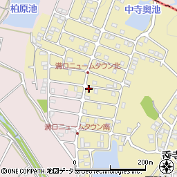 兵庫県姫路市香寺町中寺258-22周辺の地図